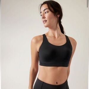 ATHLETA Women’s Black Advance Bra B-G Size 34D #405744